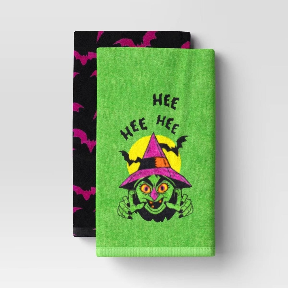 2pc Witch Kitchen Terry Towels - Hyde and EEK! Boutique™‎